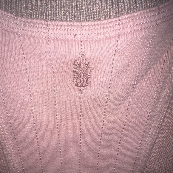 {NWOT Free People Movement Mauve Quarter Zip Pullover Comfy Jacket Size Large} - Picture 7 of 10